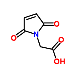 (2,5-Dioxo-2,5-dihydro-1H-pyrrol-1-yl)acetic acid Structure