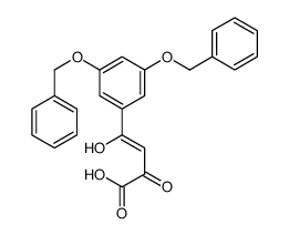 4-[3,5-bis(phenylmethoxy)phenyl]-4-hydroxy-2-oxobut-3-enoic acid结构式