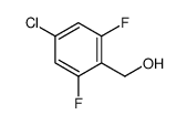 (4-氯-2,6-二氟苯基)甲醇结构式
