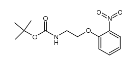 tert-butyl (2-(2-nitrophenoxy)ethyl)carbamate结构式