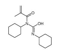N-cyclohexyl-N-(cyclohexylcarbamoyl)-2-methylprop-2-enamide结构式