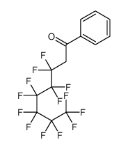 3,3,4,4,5,5,6,6,7,7,8,8,8-tridecafluoro-1-phenyloctan-1-one结构式
