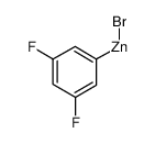 3,5-二氟苯基溴化锌结构式
