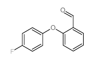 2-(4-氟苯氧基)苯甲醛结构式