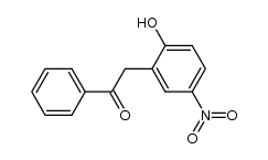 2'-hydroxy-5'-nitro-deoxybenzoin Structure