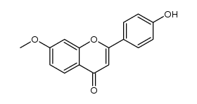 4'-hydroxy-7-methoxyflavone Structure