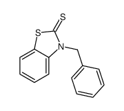 3-benzyl-1,3-benzothiazole-2-thione结构式