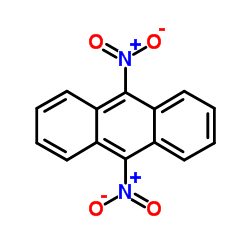 9,10-Dinitroanthracene Structure