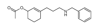 3-(3-(benzylamino)propyl)cyclohex-2-en-1-yl acetate结构式