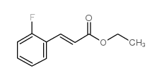 3-(2-氟苯基)丙烯酸乙酯结构式