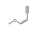 (E)-1-Methoxy-1-buten-3-yne Structure