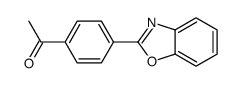 1-[4-(1,3-benzoxazol-2-yl)phenyl]ethanone Structure