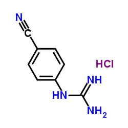1-(4-Cyanophenyl)guanidine hydrochloride (1:1) Structure