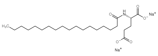 硬脂酰谷氨酸二钠结构式