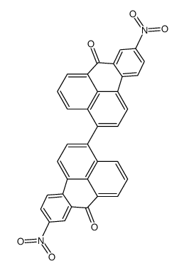 9,9'-Dinitro[3,3'-bi[7H-benz[de]anthracene]]-7,7'-dione Structure