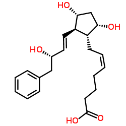 16-苯基四氟前列腺素F2α结构式