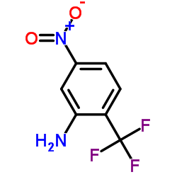2-氨基-4-硝基三氟甲苯结构式