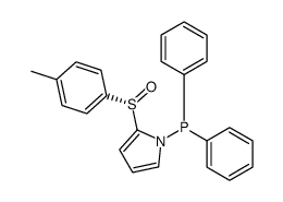 [2-[(S)-(4-methylphenyl)sulfinyl]pyrrol-1-yl]-diphenylphosphane Structure