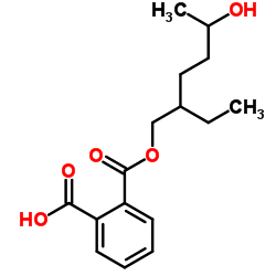 单(2-乙基-5-羟基己基)邻苯二甲酸酯结构式