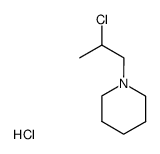 1-(2-chloro-propyl)-piperidine, hydrochloride Structure