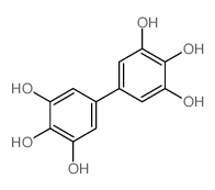 [1,1'-Biphenyl]-3,3',4,4',5,5'-hexol结构式