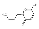 3-(butylcarbamoyl)prop-2-enoic acid structure