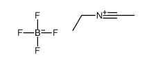 N-ethylacetonitrilium,tetrafluoroborate Structure