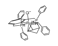 [RuCl(norbornadiene)(2,6-(Ph2PCH2)3C6H3)]结构式