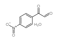 4-硝基苯甲酰甲醛一水合物结构式
