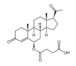 progesterone 6-hemisuccinate结构式