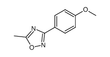 methyl 4-(5-methyl-1,2,4-oxadiazol-3-yl)phenyl ether Structure
