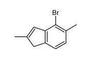 4-bromo-2,5-dimethyl-1H-indene结构式
