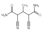 2,4-二氰基-3-甲基戊二酰胺结构式
