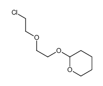 2H-Pyran,2-[2-(2-chloroethoxy)ethoxy]tetrahydro Structure