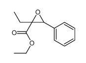 2-Ethyl-3-phenyloxirane-2-carboxylic acid ethyl ester Structure
