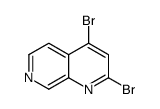 2,4-二溴-1,7-萘啶结构式