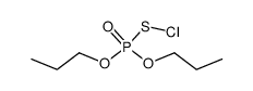 Chlorsulfanphosphorsaeure-di(n-propyl)ester Structure