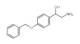 2-氨基-1-(4-苄氧基苯基)乙醇结构式
