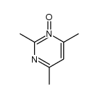 Pyrimidine, 2,4,6-trimethyl-, 1-oxide (6CI,9CI)结构式