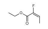 Ethyl 2-fluorobut-2-enoate结构式