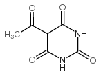 5-乙酰基-2,4,6(1H,3H,5H)-嘧啶三酮结构式