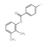 (2,3-dimethylphenyl) 4-chlorobenzoate结构式
