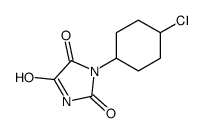 1-(4-chlorocyclohexyl)imidazolidine-2,4,5-trione结构式