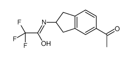 N-(5-acetyl-2,3-dihydro-1H-inden-2-yl)-2,2,2-trifluoroacetamide Structure