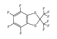 2,2-bis(trifluoromethyl)-4,5,6,7-tetrafluoro-1,3-benzodithiole Structure