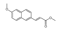 methyl 3-(6-methoxynaphthalen-2-yl)prop-2-enoate Structure