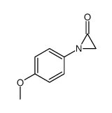 Aziridinone, 1-(4-methoxyphenyl)- (9CI) Structure