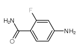 4-氨基-2-氟苯甲酰胺结构式