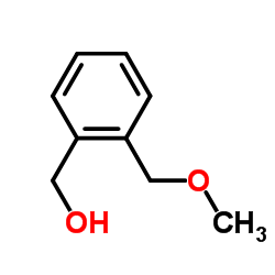 2-(甲氧基甲基)苯甲醇结构式