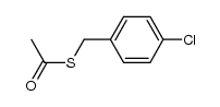 S-(4-chlorobenzyl) ethanethioate结构式
